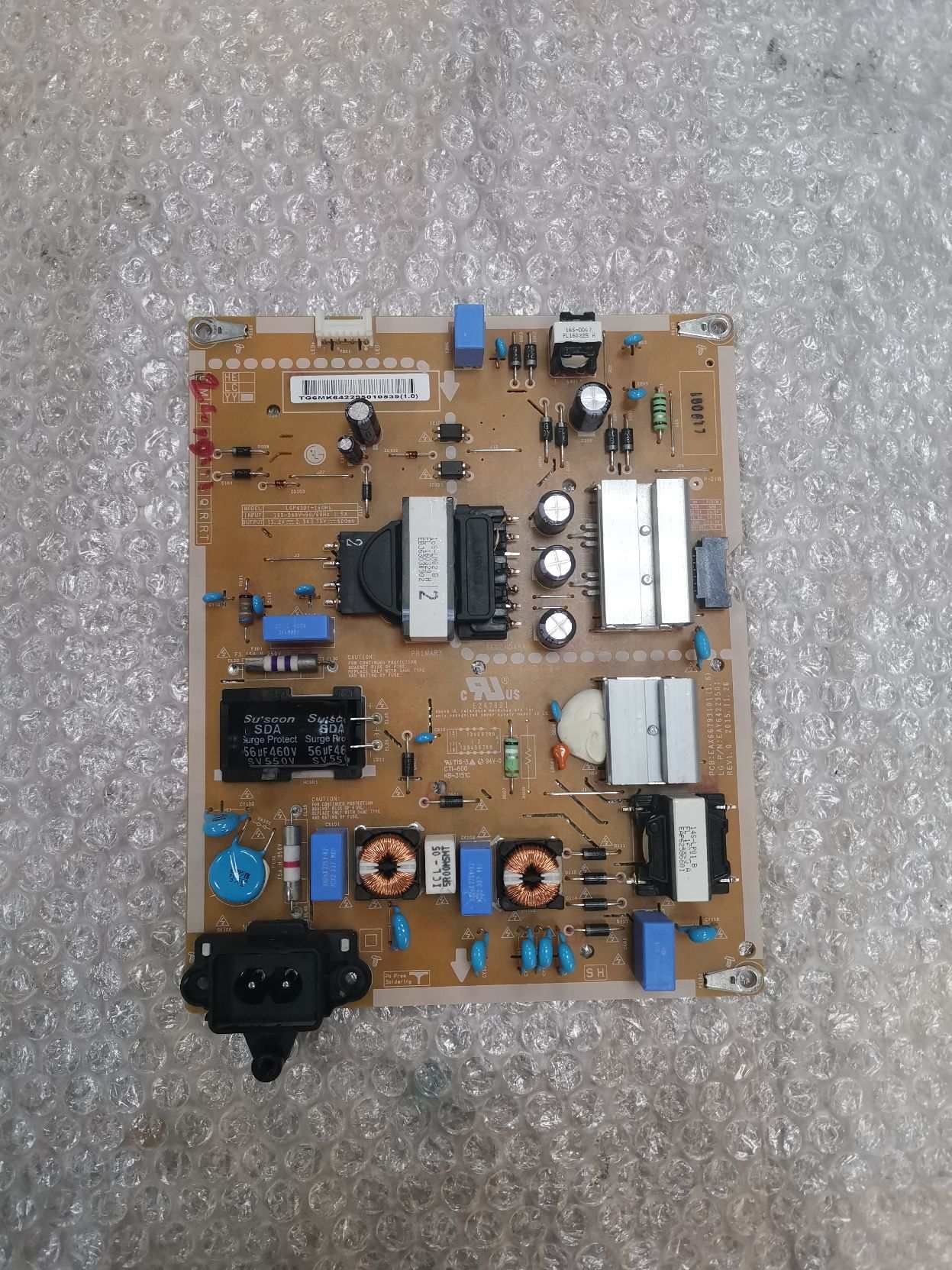 EAX66793101 (1.6) EAY64229501 REW1.0 Блок питания от LG 43LH604V