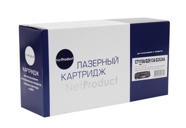 Картридж Hewlett-Packard NetProduct (N-C7115A/Q2613А/Q2624A) для HP LJ 1200/1300/1150, Универсальный, 2,5K